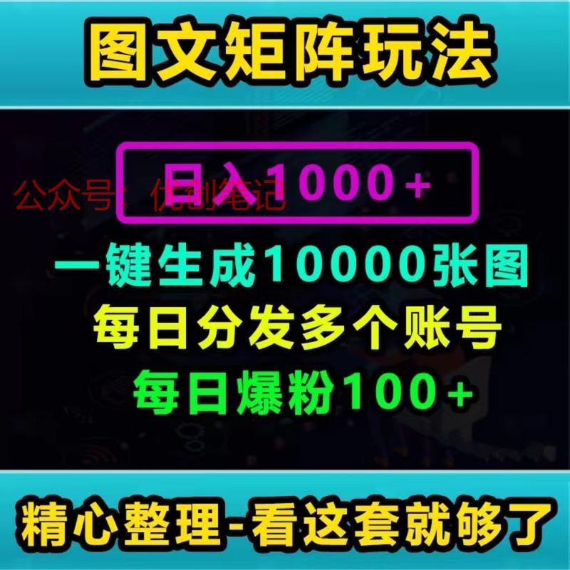 小红书一键批量图文排版…#情报-搞钱线报📢论坛-网创交流-优创圈